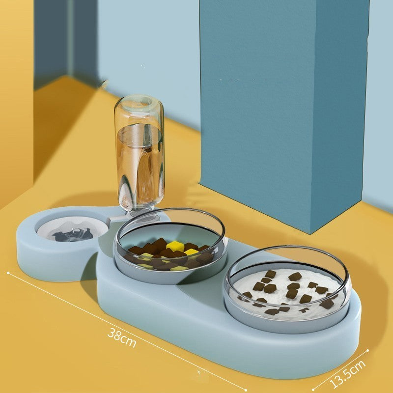 Dogs Cats Pets Rice Bowls Automatic Water Bowls