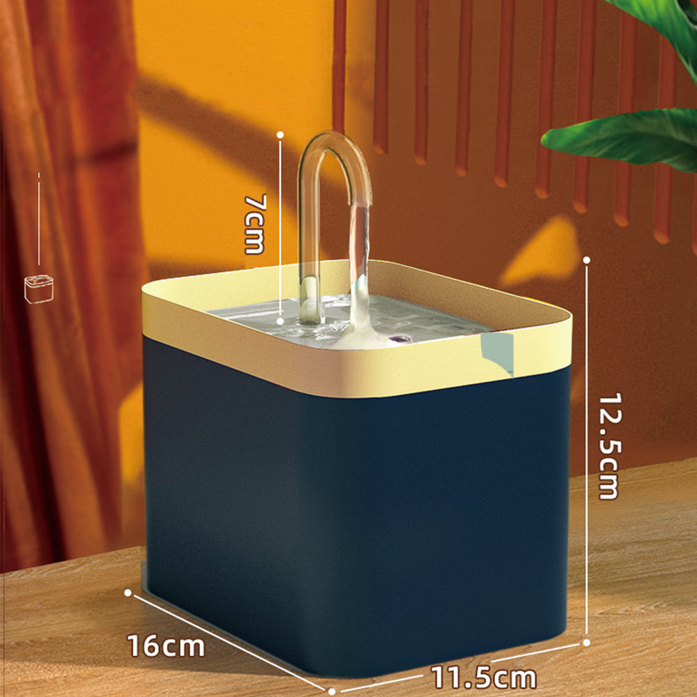 "Automatic Cat Water Fountain – 1.5L USB Filtered Drink Dispenser for Cats"