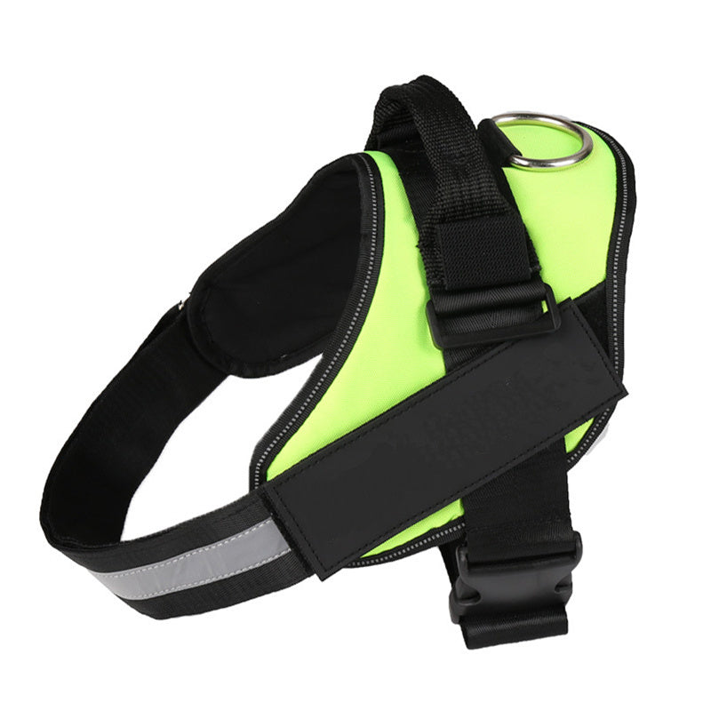 Adjustable No-Pull Reflective Dog Harness - Comfortable, Breathable, and Stylish Vest for All Sizes