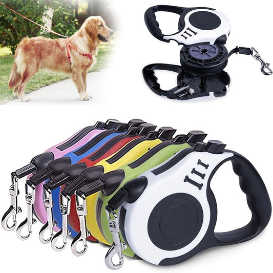 Durable Retractable Dog Leash – 3m & 5m for Easy Walking and Running!