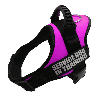 Adjustable No-Pull Reflective Dog Harness - Comfortable, Breathable, and Stylish Vest for All Sizes