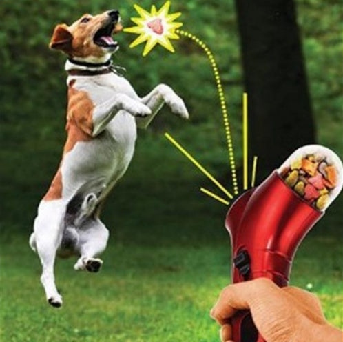 Interactive Pet Food Catapult Feeder – Fun Toy for Dogs and Cats!