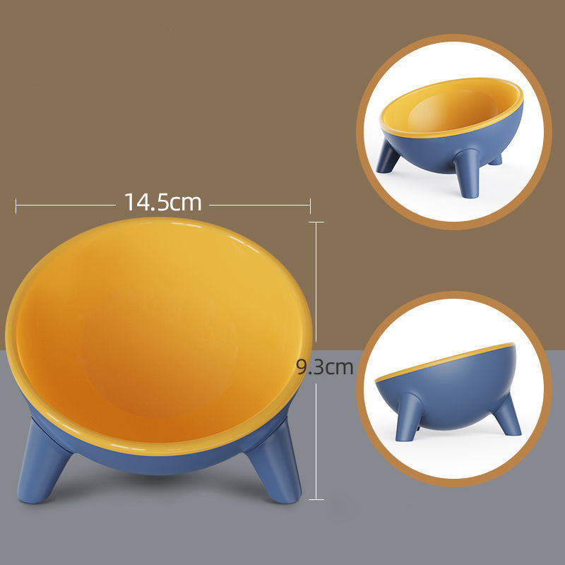 Cat Bowl With Stand Pet Feeding Food Bowls Dogs Bunny Rabbit Nordic Color Feeder Product Supplies Pet Accessories