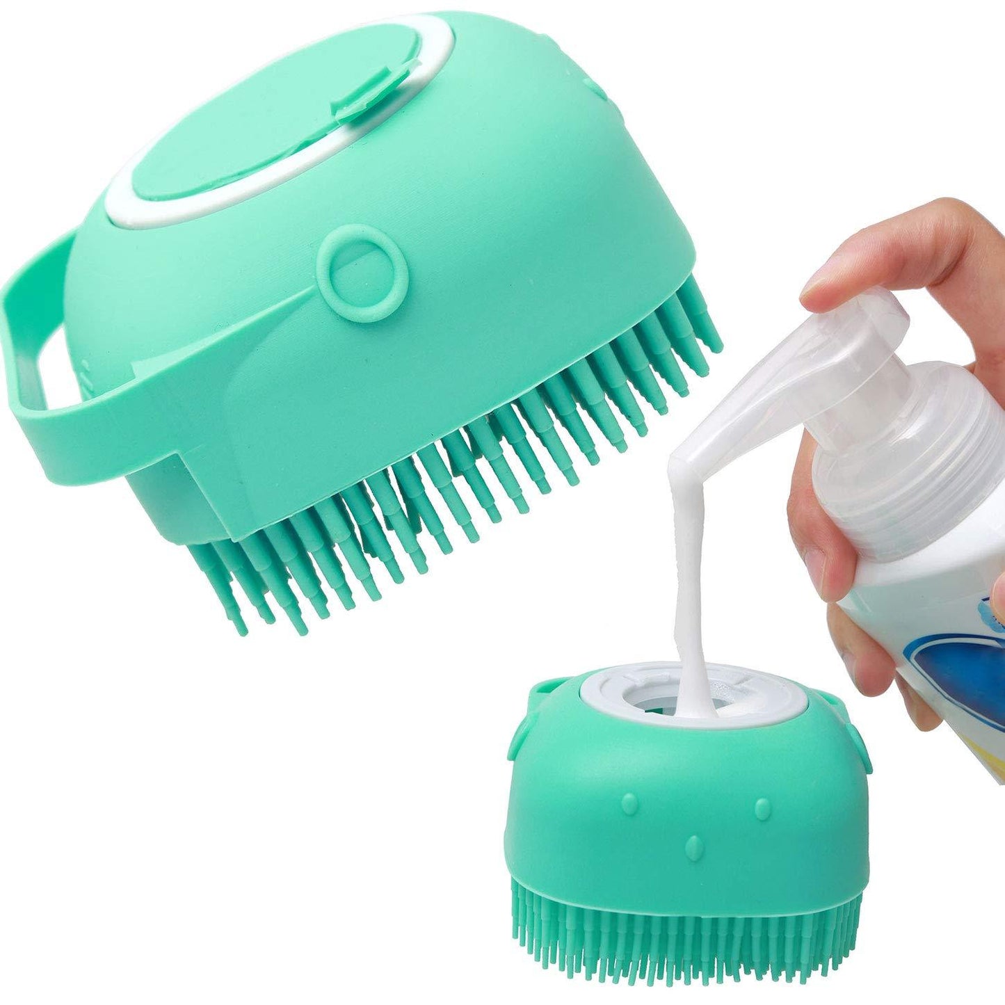 Soft Silicone Pet Shampoo Massager – Perfect for Grooming & Bathing Your Dog or Cat!