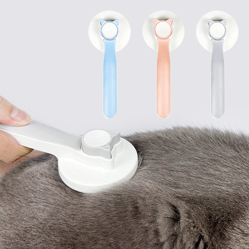 **Self-Cleaning Pet Brush for Cats and Dogs – Tangle-Free Grooming Made Easy!**