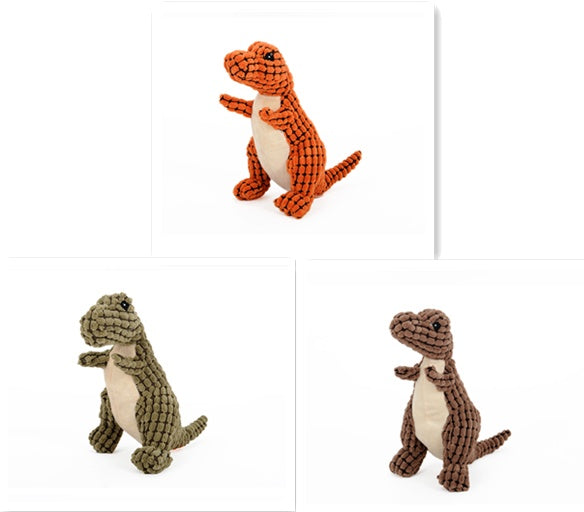 Interactive Dinosaur Dog Toy – Perfect for Large Dogs, Chew, Squeak & Play!
