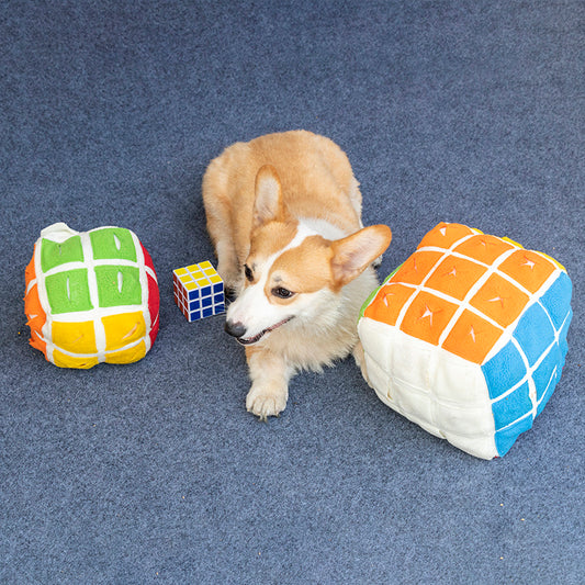 **"Challenging Pet Rubik's Cube Puzzle – Stimulate Your Dog or Cat’s Mind!"**