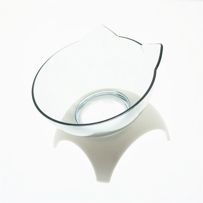 "Ergonomic Double Cat Bowl – Protect Your Cat's Neck While Eating"