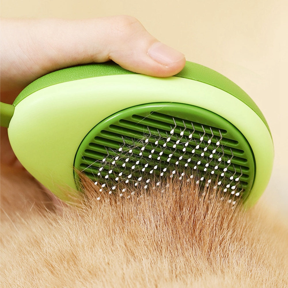 "Self-Cleaning Cat Grooming Comb – Effortless Floating Hair Removal for Cats & Dogs!"