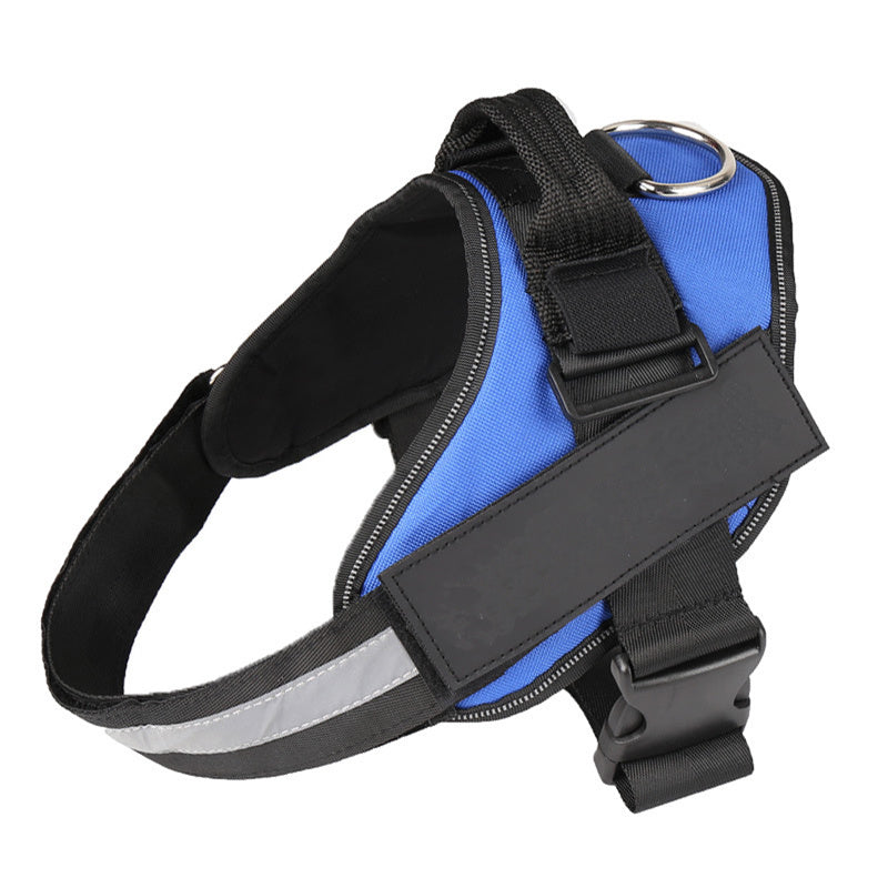 Adjustable No-Pull Reflective Dog Harness - Comfortable, Breathable, and Stylish Vest for All Sizes