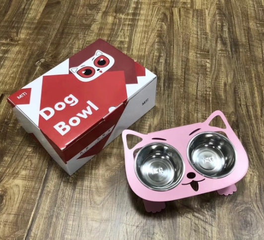 **Non-Slip Anti-Falling Feeding Water Bowl for Cats & Dogs – Perfect for Mess-Free Meals!**
