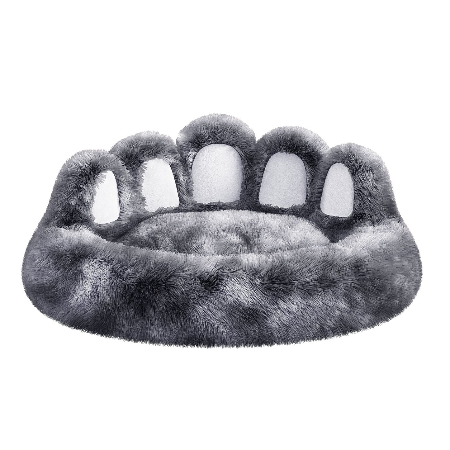 Cozy Bear Paw Dog Bed – Plush, Cute & Comfortable for Small to Medium Pets