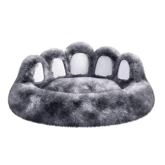 Cozy Bear Paw Dog Bed – Plush, Cute & Comfortable for Small to Medium Pets