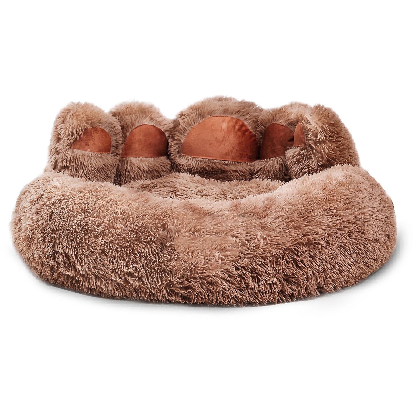Cozy Bear Paw Dog Bed – Plush, Cute & Comfortable for Small to Medium Pets