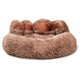 Cozy Bear Paw Dog Bed – Plush, Cute & Comfortable for Small to Medium Pets