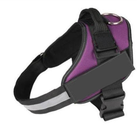 Adjustable No-Pull Reflective Dog Harness - Comfortable, Breathable, and Stylish Vest for All Sizes