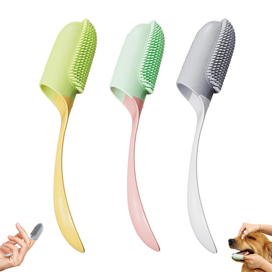 "Silicone Finger Toothbrush for Dogs & Cats – Easy Oral Care Tool for Pets"
