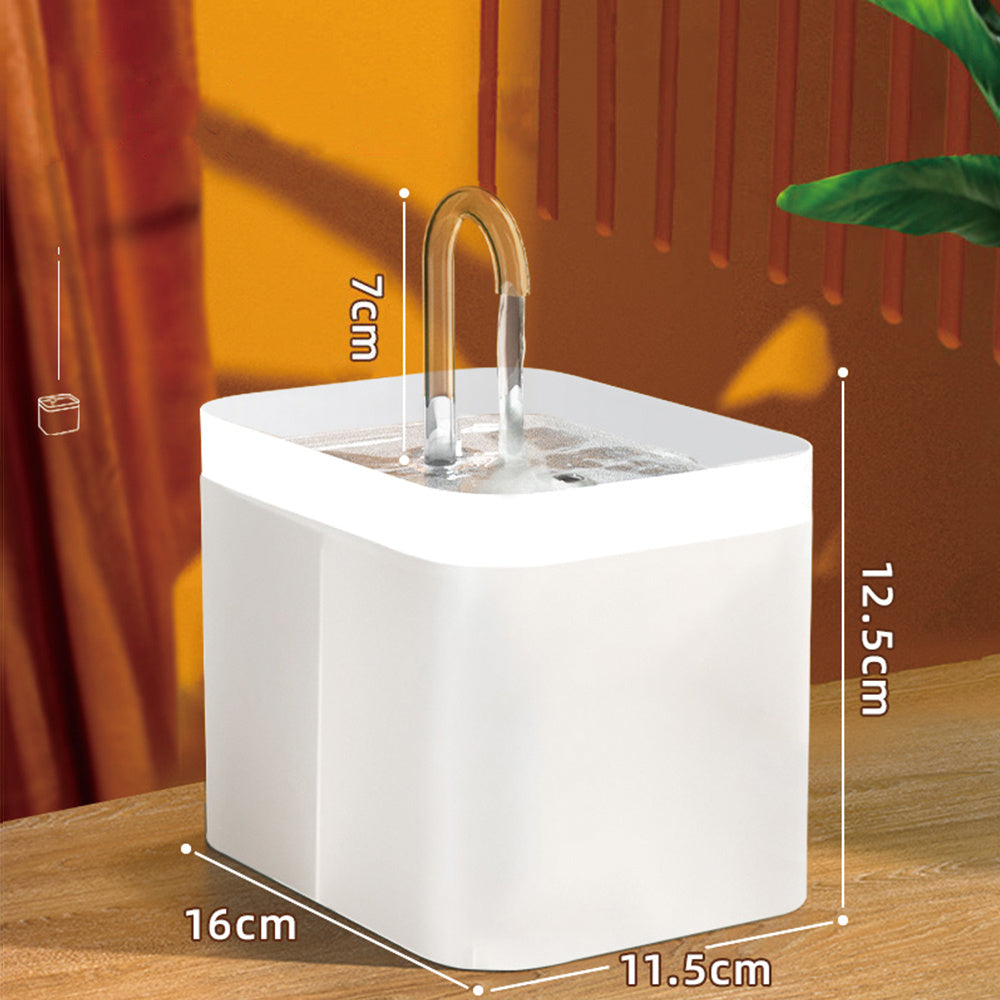 "Automatic Cat Water Fountain – 1.5L USB Filtered Drink Dispenser for Cats"