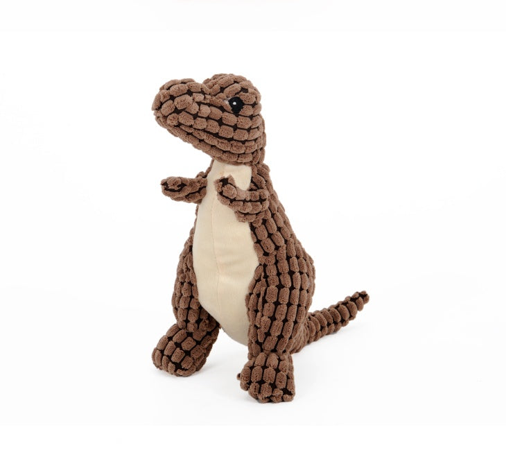 Interactive Dinosaur Dog Toy – Perfect for Large Dogs, Chew, Squeak & Play!