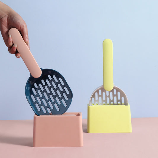 "Effortless Pet Clean-Up: Multi-Functional Dog & Cat Litter Scoop for Easy Mess Removal"