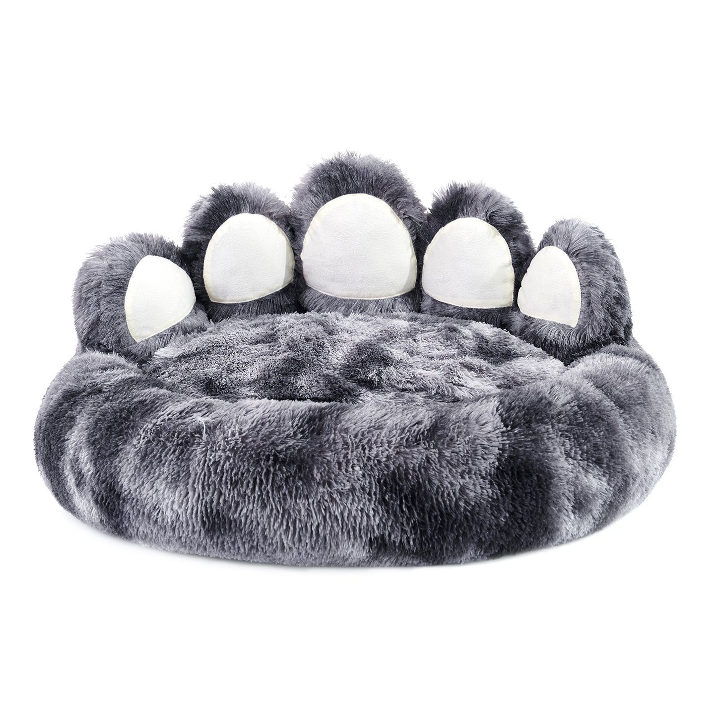 Cozy Bear Paw Dog Bed – Plush, Cute & Comfortable for Small to Medium Pets