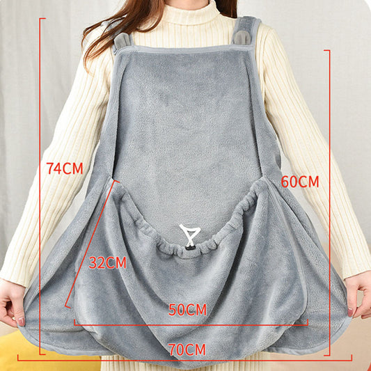 Cozy & Stylish Cat Apron - Soft, Non-Stick Plush Camisole for Your Pet