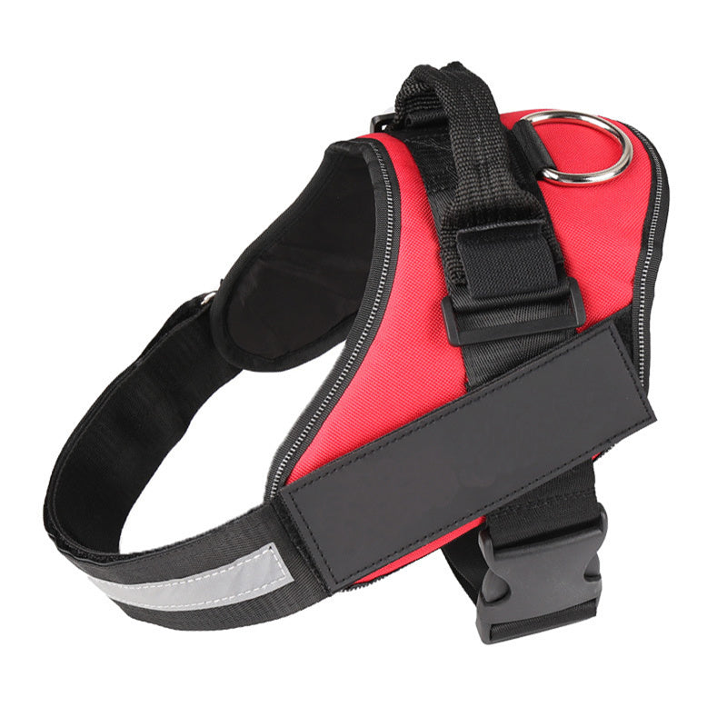Adjustable No-Pull Reflective Dog Harness - Comfortable, Breathable, and Stylish Vest for All Sizes