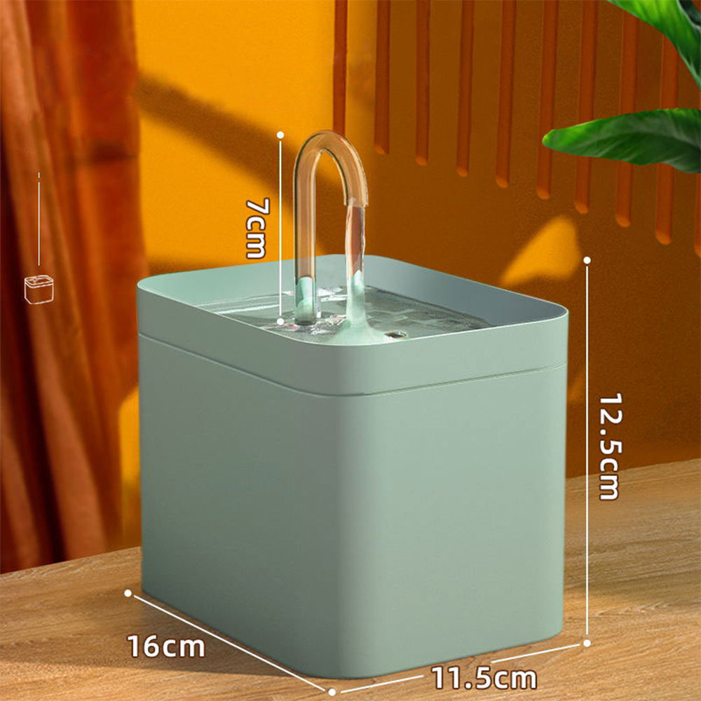 "Automatic Cat Water Fountain – 1.5L USB Filtered Drink Dispenser for Cats"