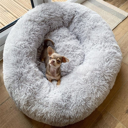 Super Soft Washable Dog Bed – Plush Velvet Kennel for Deep Sleep & Comfort