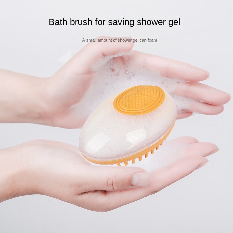 2-in-1 Dog & Cat Bath Brush – Soft Silicone Grooming & Massage Tool