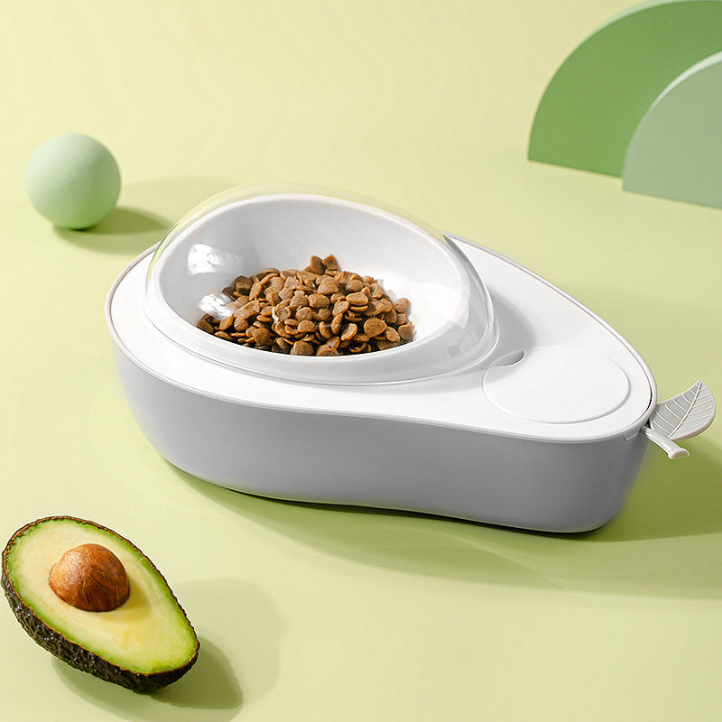 Avocado Pet  Cat Automatic Feeder Bowl For Dogs Drinking Water 690ml Bottle Kitten Bowls Slow Food Feeding Container Supplies