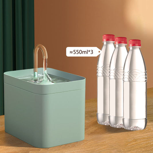 "Automatic Cat Water Fountain – 1.5L USB Filtered Drink Dispenser for Cats"