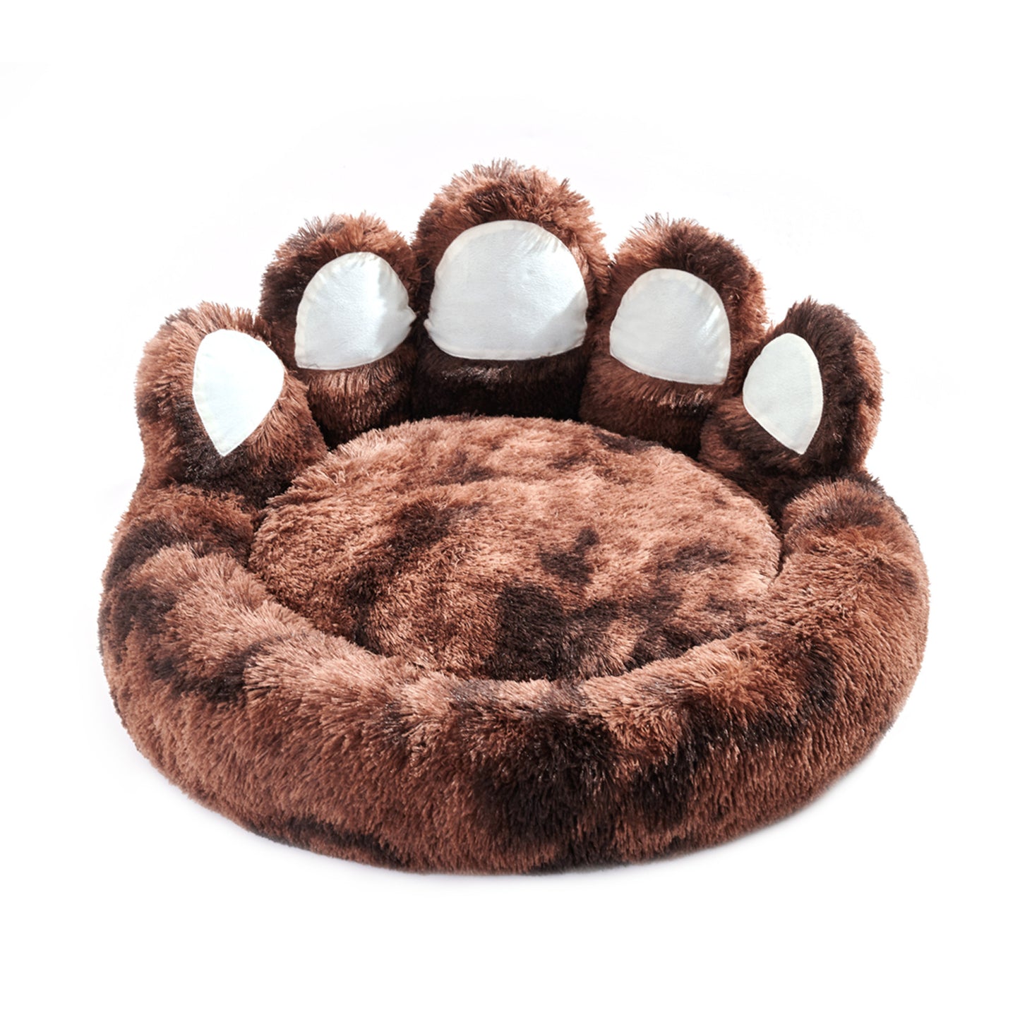 Cozy Bear Paw Dog Bed – Plush, Cute & Comfortable for Small to Medium Pets