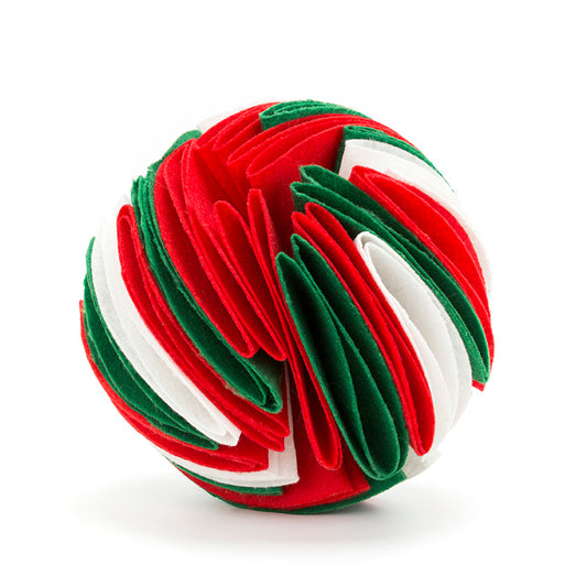 **"Foldable Snuffle Ball for Dogs & Cats - IQ-Boosting Training Toy"**