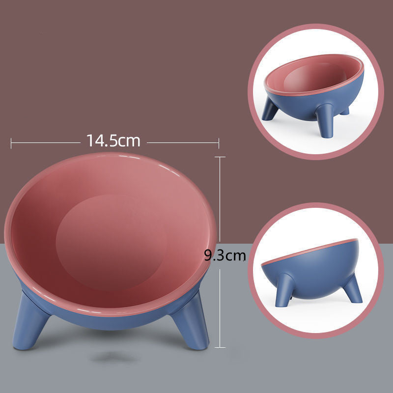 Cat Bowl With Stand Pet Feeding Food Bowls Dogs Bunny Rabbit Nordic Color Feeder Product Supplies Pet Accessories