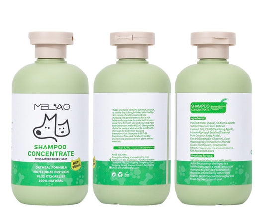 Gentle Oat Bath Shampoo for Pets – Nourish and Soothe Your Furry Friend’s Coat!