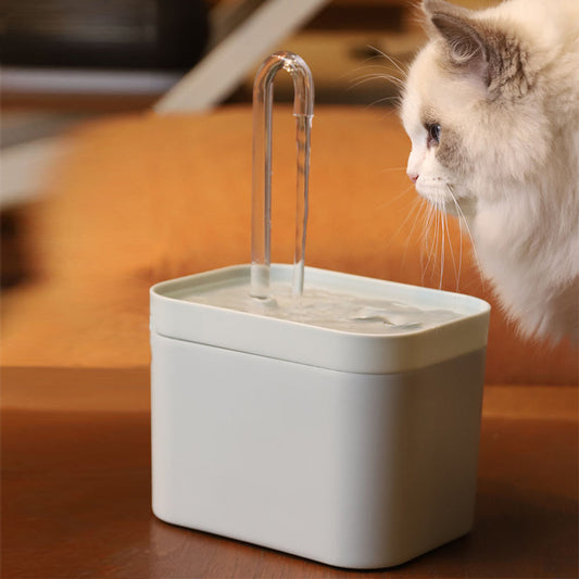 "Automatic Cat Water Fountain – 1.5L USB Filtered Drink Dispenser for Cats"
