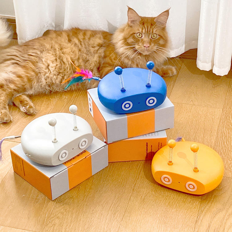 **"Interactive Electric Cat Toy – Laser Robot with Automatic Movement for Endless Fun!"**