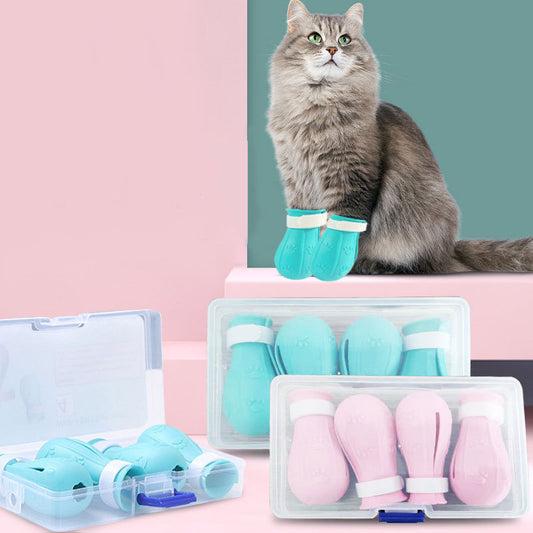 Adjustable Anti-Scratch Cat Claw Covers – Protect Furniture & Cat Paws!