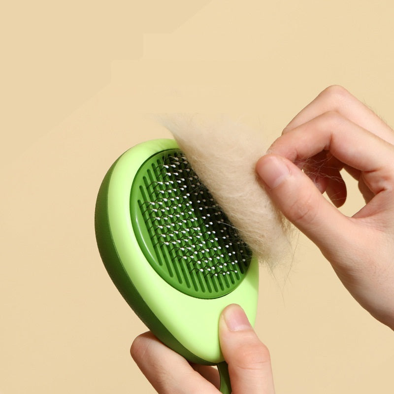 "Self-Cleaning Cat Grooming Comb – Effortless Floating Hair Removal for Cats & Dogs!"