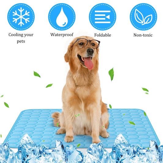 Cooling Mat for Pets – Summer Bed for Dogs & Cats to Stay Cool & Comfortable