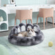 Cozy Bear Paw Pet Bed – Warm, Removable, and Washable Kennel for Deep Sleep