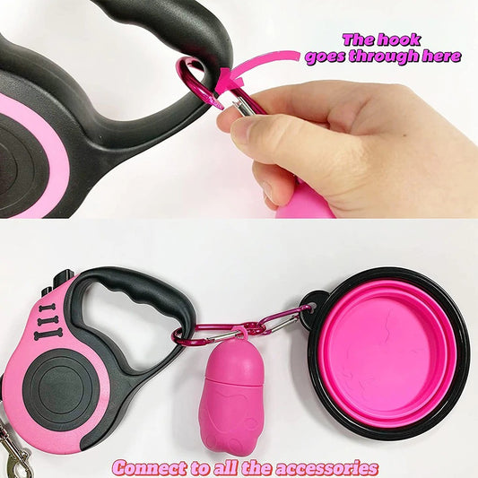 Durable Retractable Dog Leash – 3m & 5m for Easy Walking and Running!