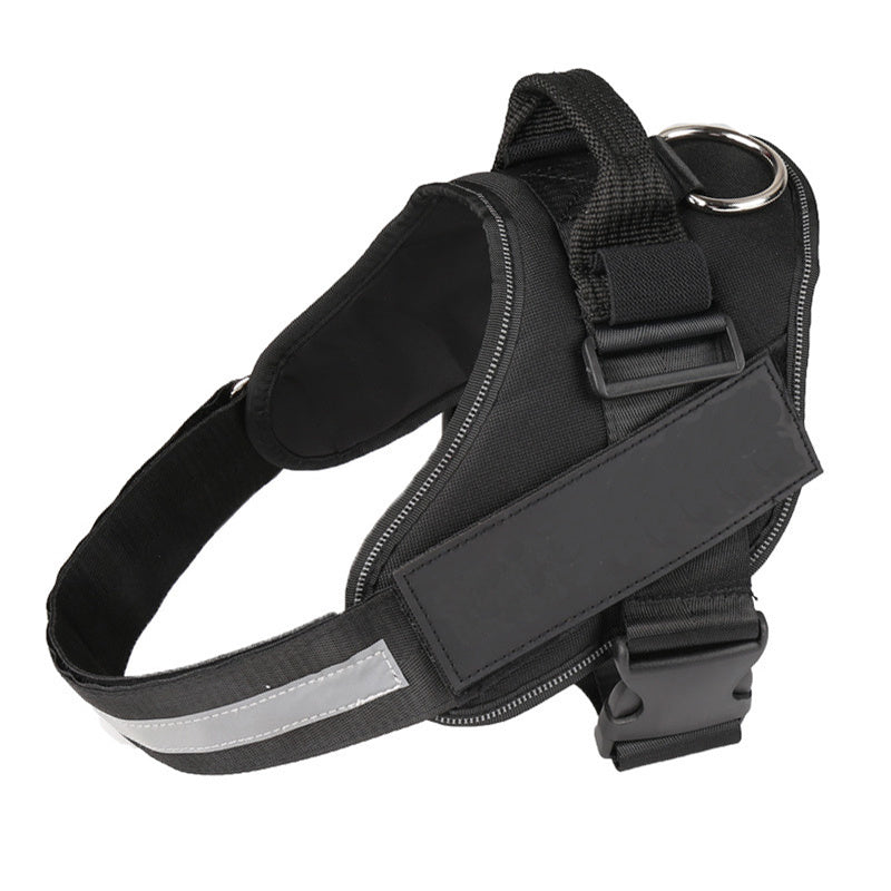 Adjustable No-Pull Reflective Dog Harness - Comfortable, Breathable, and Stylish Vest for All Sizes