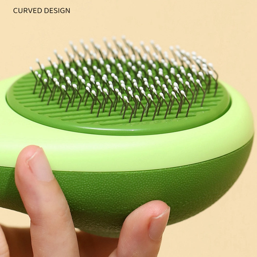 "Self-Cleaning Cat Grooming Comb – Effortless Floating Hair Removal for Cats & Dogs!"