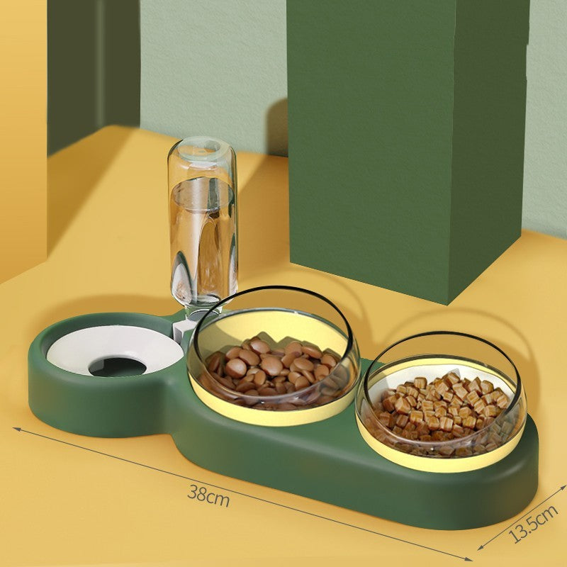 Dogs Cats Pets Rice Bowls Automatic Water Bowls
