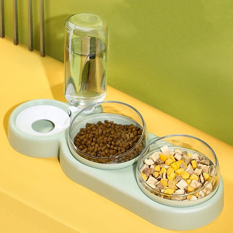 Dogs Cats Pets Rice Bowls Automatic Water Bowls