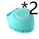 2-in-1 Silicone Dog Bath Massage Gloves – Shampoo Dispenser & Grooming Brush!