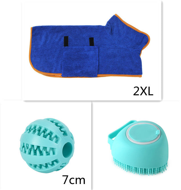 2-in-1 Silicone Dog Bath Massage Gloves – Shampoo Dispenser & Grooming Brush!