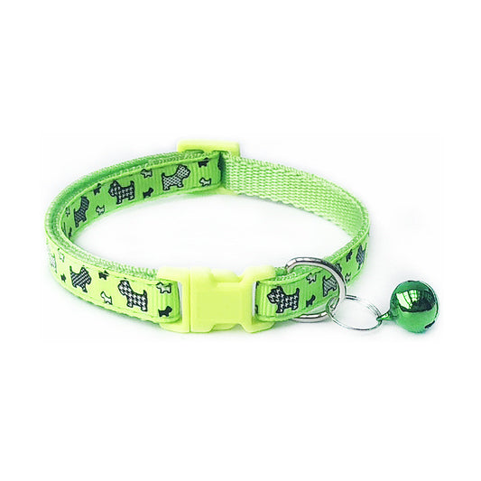Patch Bell Collar Pet  Cat Collar